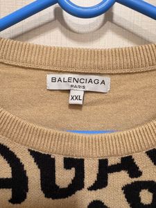 Balenciaga All Over Logo Sweater