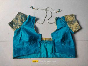 Krishna Blue Colour Pattu Saree And Blouse