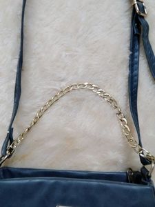 Stylish Blue Clutch Bag