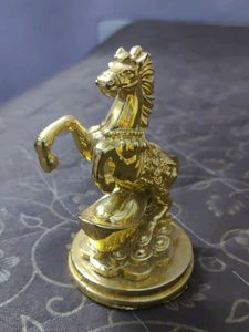 Golden Horse Showpiece