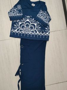 Women's Blue Co-ord Set