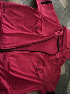 Pink Zip-Up Hoodie