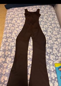gym backless jumpsuit