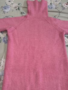 Pink Sweater Dress