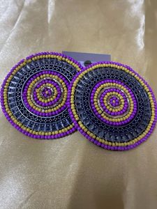 Boho Round Mandala Earrings