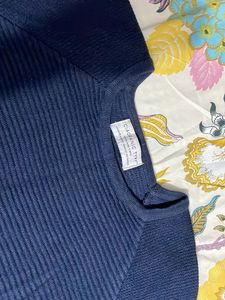 Navy Blue Knit Sweater
