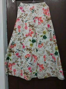 3D Design Long Skirt