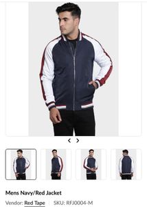 Men's Navy & Red  Jacket