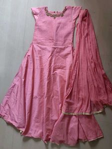 gorgeous pink full dress