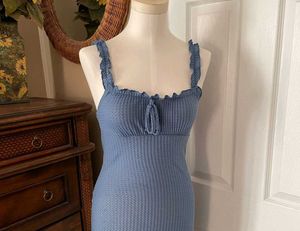 Ribbed mini dress