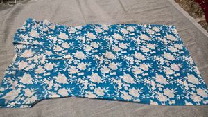 Blue Floral Print Kurta🌹🌹, bye 1 get one free✅