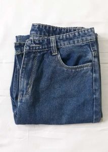 Dark Blue Denim Jeans
