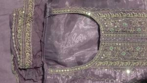 Brand New Light Purple Embroidered Unstitched Suit