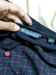 BLACK CLASSY WEAR KURTA