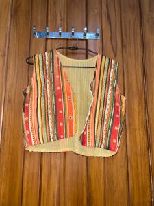 Vibrant Yellow Kurta Set with Jacket