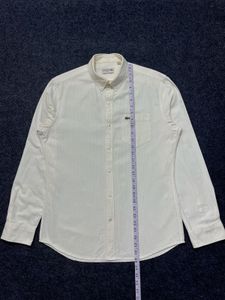 Lacoste Men's White Corduroy Shirt