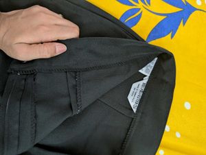 Vintage Black Wide Leg Trousers