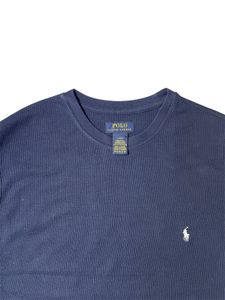 Navy Blue Polo Long Sleeve T-Shirt