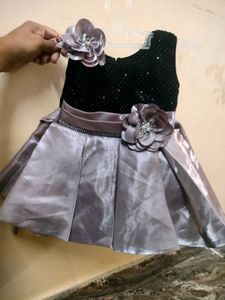 Sparkly Black &amp; Silver Party Dress