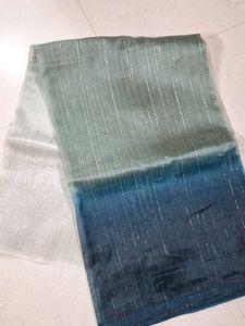 Elegant Ombre Saree with Shining Stripes