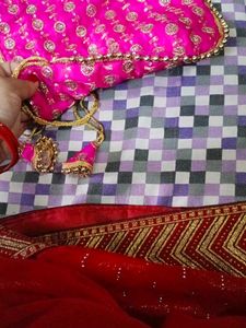 Designer Pink Embroidered kit