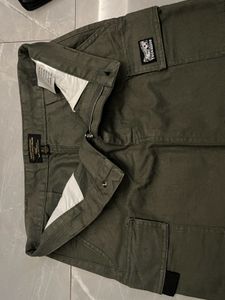 green cargo skirt