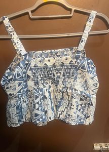 Westside- Boho Print Crop Top