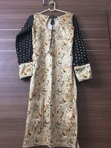 Bird Print Kurti Top
