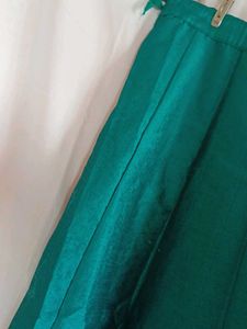 Teal &amp; Gold Ethnic Skirt