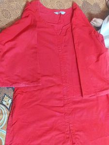 Red Cotton Kurti