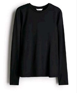 Black Long Sleeve Top