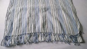 2-Striped Scarf with Tassels