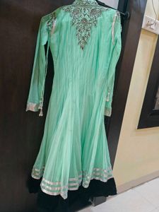 Mint Green Embellished Anarkali Suit