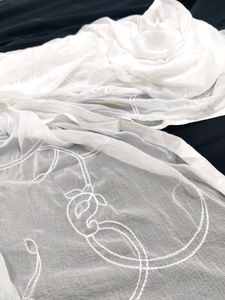 White Dupatta