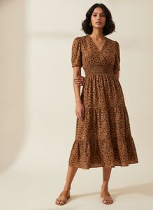 Brown Polka Dot Dress