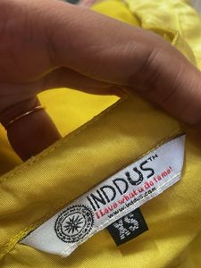 once worn Yellow Tiered Ethnic Go