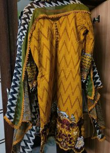 Stylish Yellow Kurta Set with Dupatta
