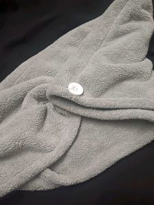 Cozy Grey Hooded Robe