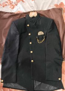 Men's Black Bandhgala Jacket