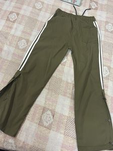 Adidas Track Pants - Olive Green