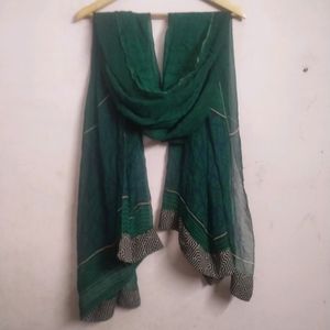 Georgette Print Dupatta With Borders