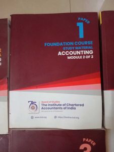 CA Foundation Books