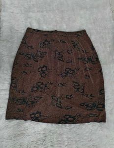 Shimmery Floral Skirt
