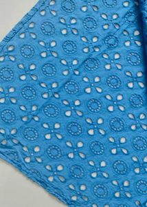 Beautiful Blue Eyelet kurti