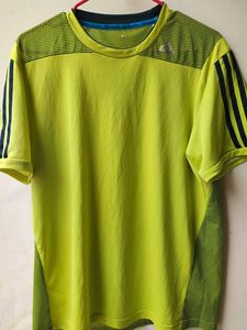 Adidas Lime Green T-Shirt