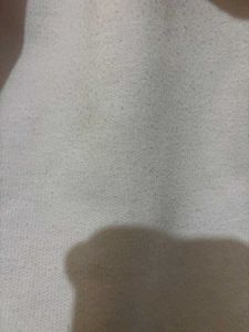 White oversized hoodie