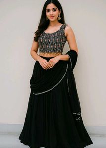 Elegant Black Lehenga Choli