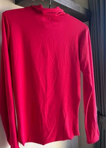 Vibrant Pink Mock Neck