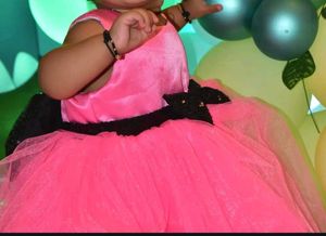 Adorable Pink Tulle Party Dress