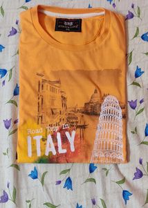 Strip Line Orange T-shirt